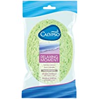 Calypso Body Emotion - Natural Relax - Esponja vegetal con algodón y lino (colores aleatorios)